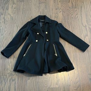 Liz Claiborne fit and flare pea coat